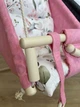 Дитяча гойдалка Яскраво - рожева 2 в 1 "Колібрі", гойдалка для дівчинки, подарунок для дитини - зображення 3
