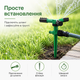 Насадка-форсунка для полива Flora на шланг с колышком распыление 360° - изображение 3