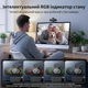 Веб-камера EMEET Nova Dual 4K с двойной камерой для ПК, широкоугольный и телеобъектив, 11-кратный гибридный зум, фокусировка PDAF, пульт, RGB-подсветка, веб-камера с микрофоном для деловых или личных звонков - изображение 5