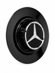 Колпачок заглушка для литых дисков Mercedes-Benz 154мм Резьба 60 мм CAP-178-001 Черный глянец - изображение 1