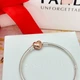 Срібний браслет Пандора Pandora з застібкою Rose 586292CZ (23) - изображение 6