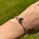 Срібна намистина Pandora Пандора Синє вигнуте пірʼячко 792576C01 - изображение 3