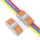 Набор 50 шт. клемм проходных типа WAGO 3 на 3 провода 0.08–4 мм²/12–28AWG 32А 250В рычажный зажим - изображение 3