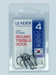 Трійник Leader ROUND TREBLE № 4 (4 hooks) - изображение 1