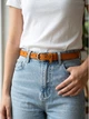 Ремень женский из натуральной кожи Weatro zhin-kit-23k-0080 110 см Рыжий (3090343469) - изображение 2