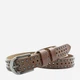 Ремень женский из натуральной кожи Weatro zhin-kit-23k-0083 110 см Коричневый (3090411586) - изображение 4