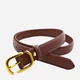 Ремень женский из натуральной кожи Weatro zhin-kit-23k-0093 105 см Темно-коричневый (3090413619) - изображение 2