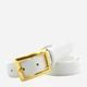 Ремень женский из натуральной кожи Weatro zhin-kit-28k-0097 105 см Белый (3090416180) - изображение 4
