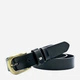 Ремень женский из натуральной кожи Weatro zhin-kit-28k-0108 110 см Черный (3090427907) - изображение 4