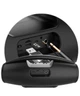 Портативна музична колонка Bluetooth з мікрофоном B100 20Вт 80дБ USB AUX TF карта FM-приймач LED підсвітка чорна - зображення 3