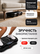 Віброплатформа для фітнесу з еспандерами, 99 режимів, до 180 кг, пульт ДК, для схуднення та масажу - зображення 4