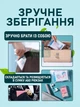 Комплект Дождевик: Плащ + Брюки с капюшоном универсальный размер на эластичном поясе защита от дождя и ветра, Голубой - изображение 4
