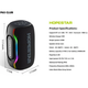 Портативная Bluetooth-колонка Hopestar P65 Club Black - изображение 2