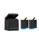 Зарядное устройство 3-канальное TELESIN Box для GoPro Hero 5-8 + 2 аккумулятора (GP-BNC-801) - изображение 1