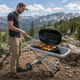 Газовый гриль Weber Traveler 100 х 45 х 80 см / Портативный газовый гриль / Барбекю для природы - изображение 3