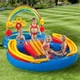 Надувной игровой центр Intex 57453-2 «Радуга», 297 х 193 х 135 см, с шариками 16 шт, подстилкой, насосом - изображение 8