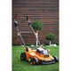 Аккумуляторная газонокосилка SEQUOIA SBL4037B-E2W 40В (20В+20В), 2x4А·ч, ширина кошения 37 см, объем травосборника 35 л, регулировка высоты 25-75 мм, вес 1165 кг - изображение 4