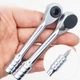 EDC Тріскачка бітотримач 1/4" 72 зуба, з магнітом, для важкодоступних місць 93мм - зображення 1