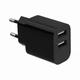 Зарядний пристрій Gembird 2xUSB 12W black (TA-UC-2A12-01-BK) - зображення 3