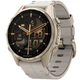 Смарт-часы Garmin fenix 8 43mm, AMOLED, Saph, SftGldSS/FogGryLeatherBnd, Excl, GPS (010-02903-40) - изображение 1