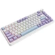 Клавіатура Ajazz AK820 Max Magnetic Switch White (AK820MAX-WM-PWB) - зображення 3