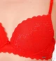 Комплект белья: бюстгальтер push-up и трусики 9414 Balaloum красный 85B/XL - изображение 3
