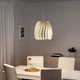 Підвісна лампа, біла, 42 см IKEA SKYMNINGEN 405.283.54 - изображение 5