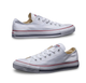Женские низкие кеды с вышивкой Converse all star белые 38 - изображение 3