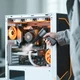 Турбовентилятор AceFast YF3 аккумуляторный с 4 насадками, 2500mAh, 110000 об/мин, USB Type-C - изображение 6
