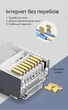 Разъем коннектор UGREEN 8P8C Cat 7/6А Ethernet RJ45 экранированный 100 шт (NW123) - изображение 4