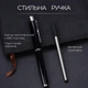 Подарочный набор блокнот и ручка именной с гравировкой на подарок для мужчины и женщины недатированный А5 кожаный в коробке коричневый - изображение 6