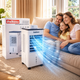 Напольный охладитель-увлажнитель DKNS DH2025-01A 3 в 1 с функциями вентиляции, увлажнения и охлаждения - изображение 5