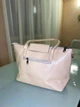 Сумка женская тоут бежевая из экокожи модная вместительная сумка shopper casual - изображение 5