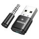Bluetooth-адаптер Ugreen USB Bluetooth 5.3 aptX HD AD передавач для комп'ютера, ноутбука Black (CM668) - зображення 1