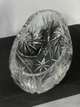 Кришталева цукерниця - важка, різьблена, 18×11×9 см, вінтаж (Н1533) - Б/В - зображення 4