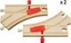 Пара стрелок Brio (L1/M1) Mechanical Switches Track for Wooden Train Set 2 детали (7312350333442) - изображение 3