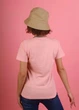 Футболка женская облегающая с принтом OneSize Персиковая - изображение 7