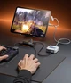 Мобільна ігрова звукова карта Plextone GS5 PRO 5 в 1 usb Typec-C Hi-Res з адаптером зарядного пристрою - зображення 10