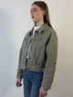 Кроп-жакет коттоновый М-3xl Хаки 541х/XL - изображение 1