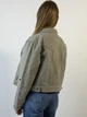Кроп-жакет коттоновый М-3xl Хаки 541х/XL - изображение 3