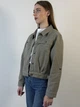 Кроп-жакет коттоновый М-3xl Хаки 541х/XL - изображение 5