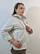 Жіноча демісезонна куртка XL-6XL (46-56) Айворі XL - зображення 7