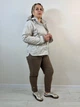 Жіноча демісезонна куртка XL-6XL (46-56) Айворі XL - зображення 4