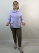 Куртка женская демисезонная Сиреневый 5XL - изображение 4