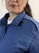 Ветровка коттоновая, под джинс Голубой 519/4XL - изображение 10