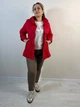 Ветровка oversize Красный 591/6XL - изображение 6