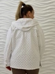 Джинсова куртка-вітровка оверсайз Білий 2XL - зображення 7