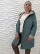 Плащ демисезонный Зеленый 8158/52 - изображение 6