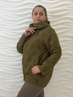 Демисезонная женская стеганая куртка Оливковый 2907/48 - изображение 3
