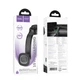 Автотримач для телефона з БЗП HOCO HW31 Crown magnetic wireless charging car holder(center console) Black Metal Gray (6942007646932) - зображення 2